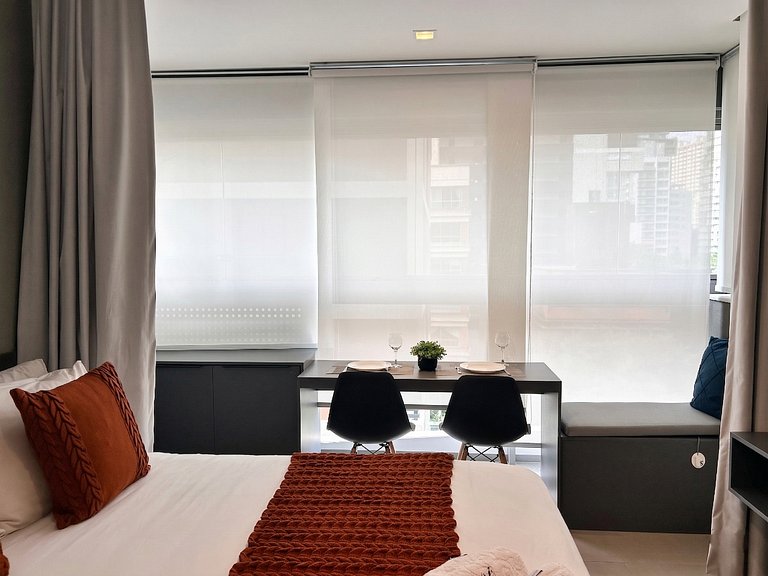 Elite Apartamento moderno c/ vista Av Oscar Freire