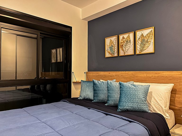 Bela Blue | 1 Dorm Passos da Paulista C/ Vaga/Wifi
