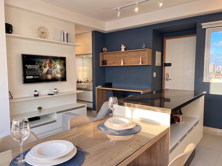 Bela Blue | 1 Dorm Passos da Paulista C/ Vaga/Wifi