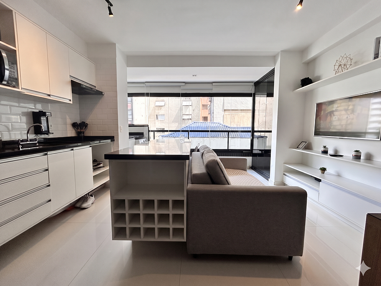 Bela Blue | 1 Dorm Passos da Paulista C/ Vaga/Wifi
