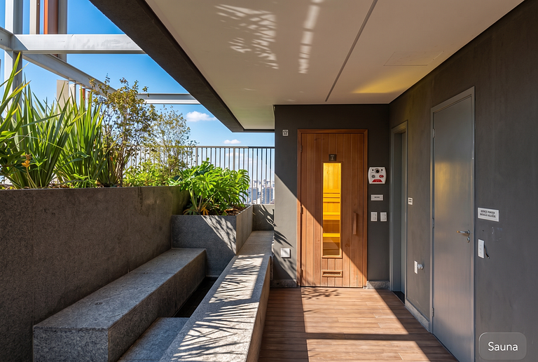 Apto Lumière: Oscar Freire, Piscina, Wi-Fi / Metrô