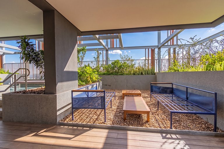 Apto Lumière: Oscar Freire, Piscina, Wi-Fi / Metrô