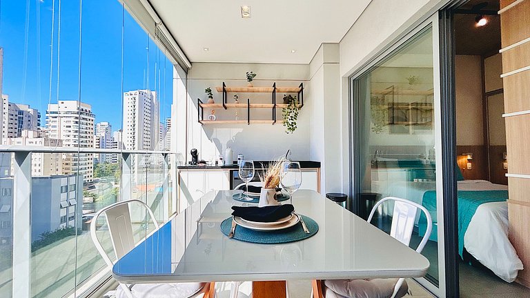 Moema Charm | Vaga Grátis | Piscina | 450m Metrô