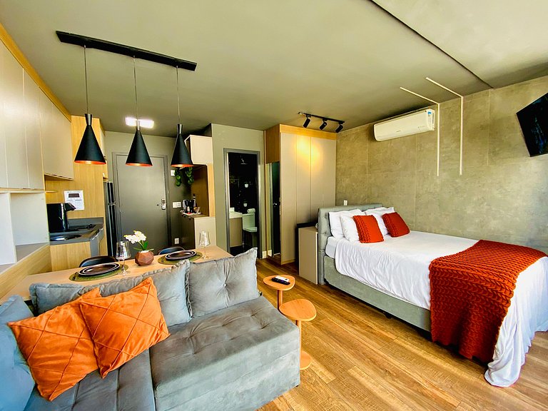 Single Pinheiros · Studio C/ Vaga | Piscina| Wi-Fi