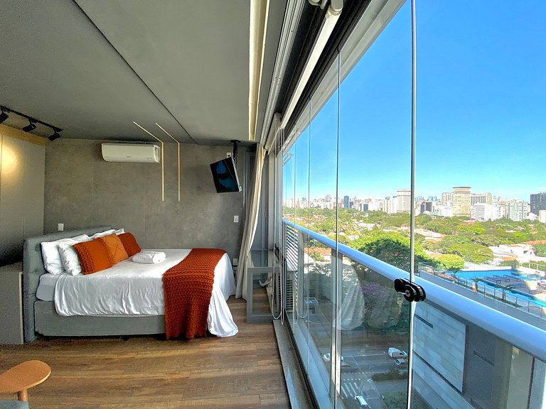 Single Pinheiros · Studio C/ Vaga | Piscina| Wi-Fi