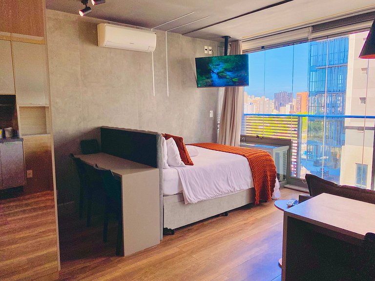 Single Pinheiros · Studio C/ Vaga | Piscina| Wi-Fi