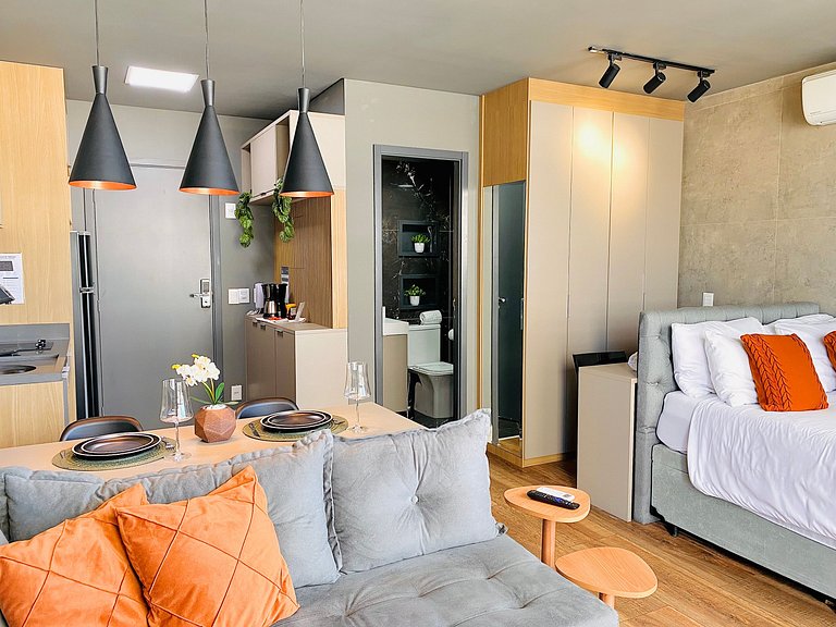 Single Pinheiros · Studio C/ Vaga | Piscina| Wi-Fi