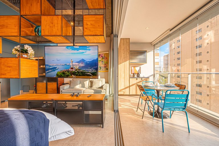 Studio Novo C/ Vaga / Piscina / Jacuzzi e Academia