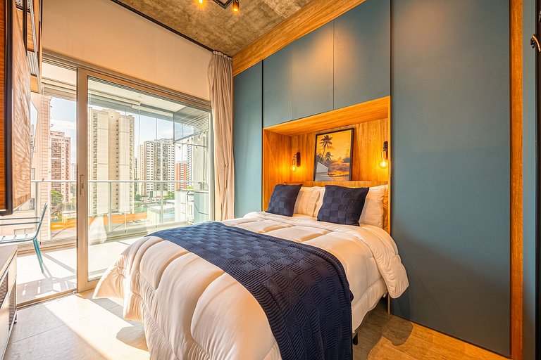 Studio Novo C/ Vaga / Piscina / Jacuzzi e Academia