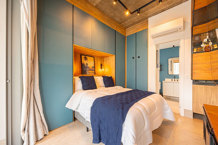 Studio Novo C/ Vaga / Piscina / Jacuzzi e Academia