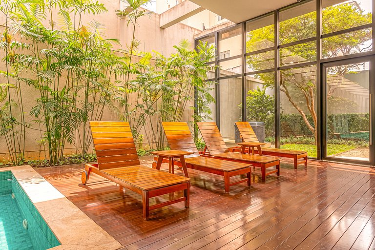 Studio Novo C/ Vaga / Piscina / Jacuzzi e Academia