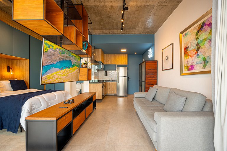 Studio Novo C/ Vaga / Piscina / Jacuzzi e Academia