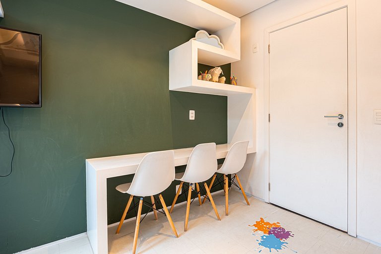 Studio Novo C/ Vaga / Piscina / Jacuzzi e Academia