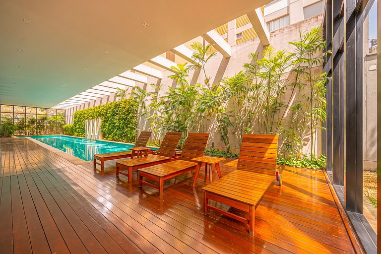 Studio Novo C/ Vaga / Piscina / Jacuzzi e Academia